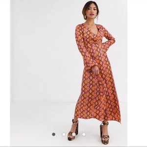 ASOS Long sleep Wrap Maxi